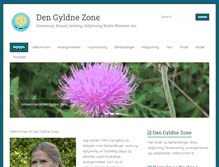 Tablet Screenshot of dengyldnezone.dk